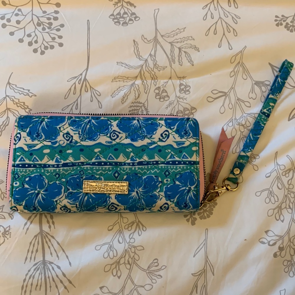Floral, Simply southern hand wallet